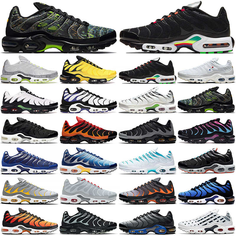 

Shoes Dr Sale Tn Plus Running Shoes Men Women Black White Pink Psychic Blue Fury Digital Camo Orange Gradient Grey Neon Green Outdoor Trainers, 40-46 spider web