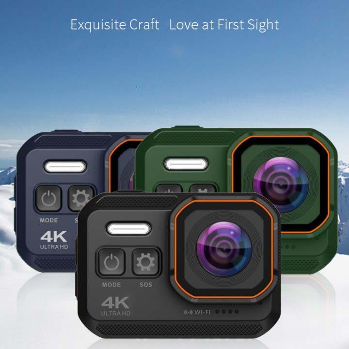 Sports Action Video Cameras 4K Ultra HD 60fps 10m waterproof 2 0039 Screen 1080p Sport Go Drive Recorder Tachograp Travel Digit