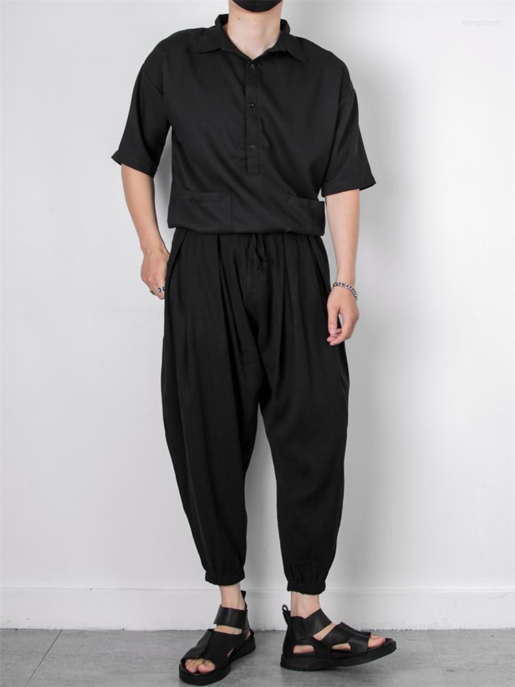 Men' Pants Men' Classic Minimalist Yamamoto Style Wide Leg Loose Harun Small Foot Casual Large Size Nine Minute, Black
Men' Pants Men' Classic Minimalist Yamamoto Style Wide Leg Loose Harun Small Foot Casual Large Size Nine Minute, Black