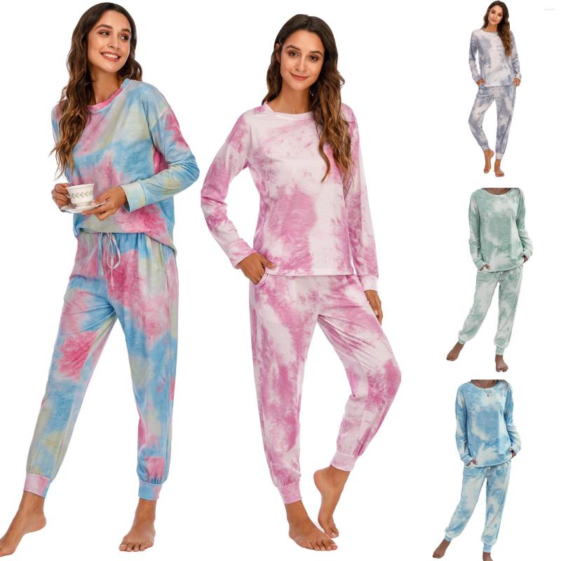 Women' Tracksuits Printed Autumn And Winter Women' Tie Dyed Casual Home Wear Long Sleeved Suit, Blue
Women' Tracksuits Printed Autumn And Winter Women' Tie Dyed Casual Home Wear Long Sleeved Suit, Blue