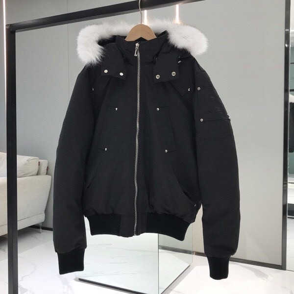Men Canvasn Short Down Jacket Polyester Inside Winter Outwear Fashion Male Warm Fur Hooded Zipper Sport Padded Coat MOOSE KNUCKLES, Black
Men Canvasn Short Down Jacket Polyester Inside Winter Outwear Fashion Male Warm Fur Hooded Zipper Sport Padded Coat MOOSE KNUCKLES, Black