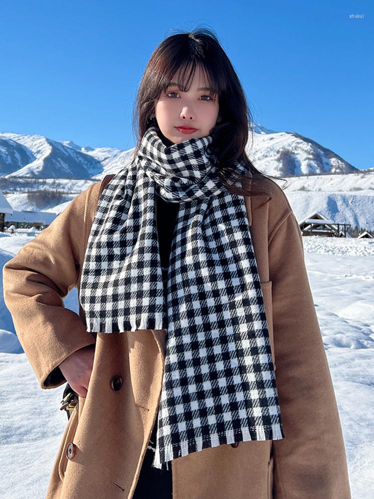 Scarves Winter Knitted Cashmere Vintage Scarfs Ladies Women Plaid Scarve Pashmina Mujer Female Foulard Bufanda Long Wrap Shawls Echarpe
Scarves Winter Knitted Cashmere Vintage Scarfs Ladies Women Plaid Scarve Pashmina Mujer Female Foulard Bufanda Long Wrap Shawls Echarpe