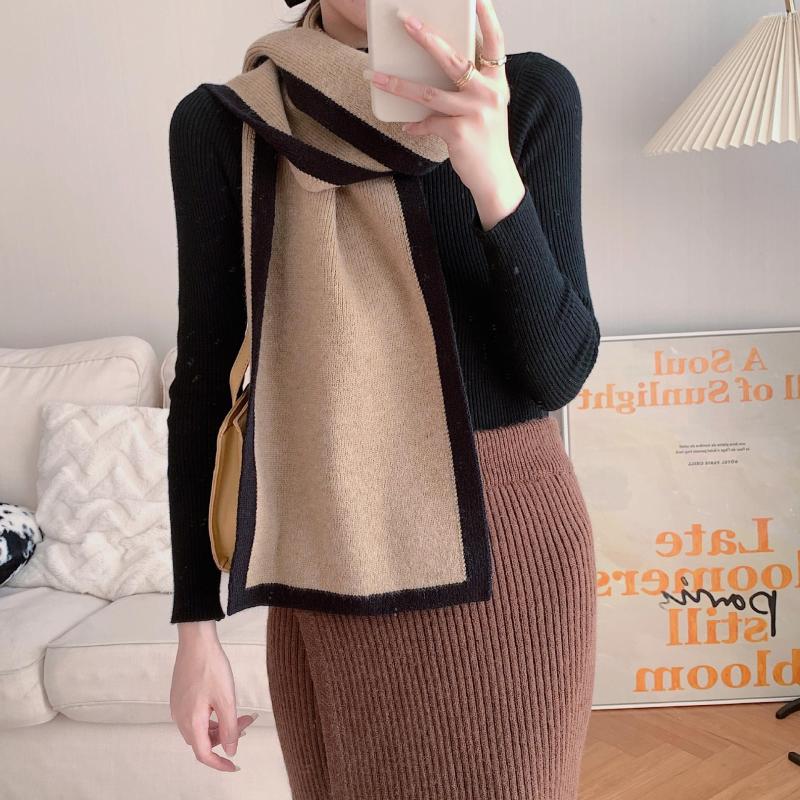 Scarves 2022Korean Winter Simple Pure Color Knitted Women's Scarf For Lovers With Warm Shawl And Soft Skin Friendly Cold Proof
Scarves 2022Korean Winter Simple Pure Color Knitted Women's Scarf For Lovers With Warm Shawl And Soft Skin Friendly Cold Proof