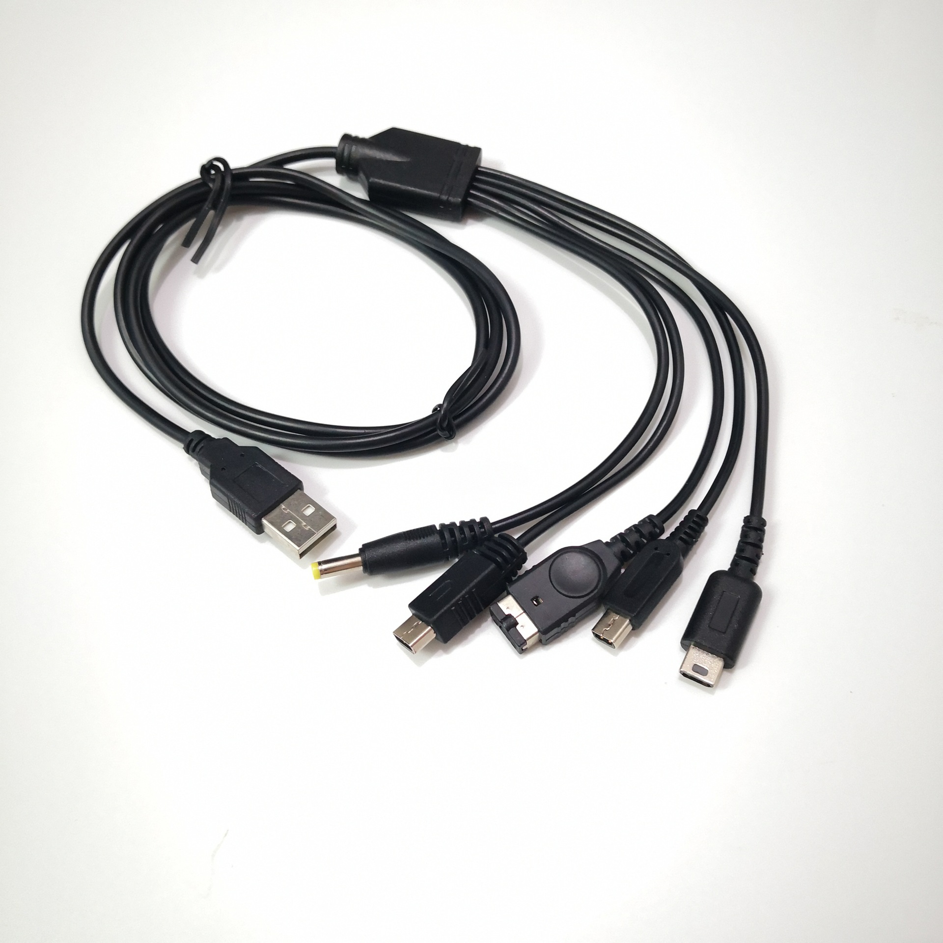 1.2M Cable 5 In 1 USB Game Charger Cord Wire Fast Charging for Nintendo 3DS XL NDS Lite NDSI LL Wii U GBA PSP - view 5