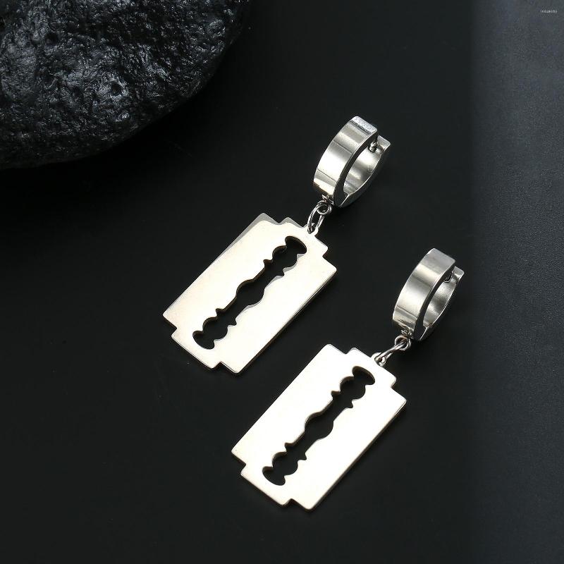 Hoop Earrings My Shape Punk Blade Razor For Men Boy Women Stainless Steel Circle Drop Earring Ear Clip Fashion Party Jewelry
Hoop Earrings My Shape Punk Blade Razor For Men Boy Women Stainless Steel Circle Drop Earring Ear Clip Fashion Party Jewelry