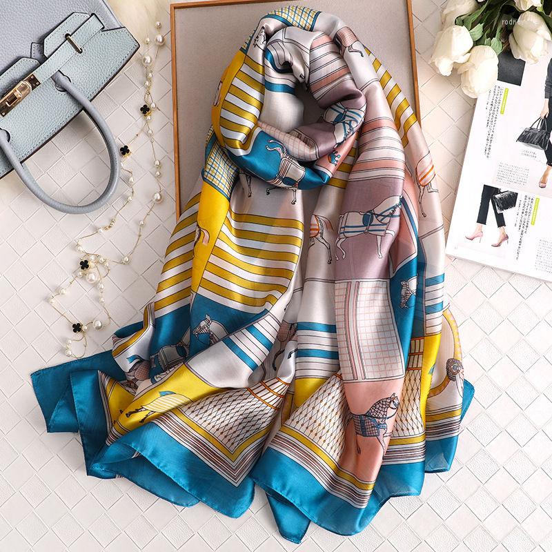 Scarves European Fashion Retro Versatile Beach Towel Female Silk Office Shawl Horse Print Printing Sunscreen Scarf
Scarves European Fashion Retro Versatile Beach Towel Female Silk Office Shawl Horse Print Printing Sunscreen Scarf