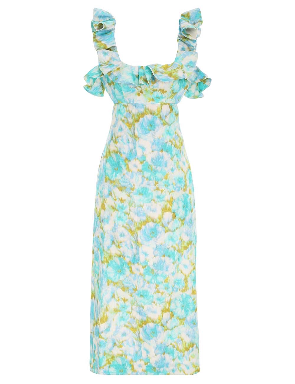 Casual Dresses Australian designer designs medium length dress made of pure linen, Green
Casual Dresses Australian designer designs medium length dress made of pure linen, Green