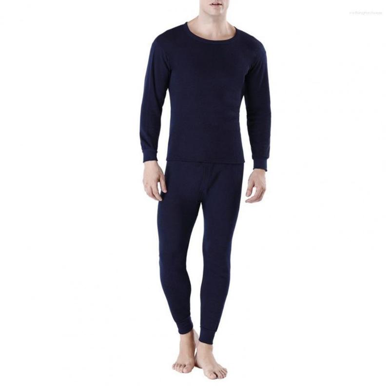 Men's Thermal Underwear 2Pcs/Set Premium Winter Base Suit Anti-pilling Pullover Autumn Pure Color Men, Navy blue
Men's Thermal Underwear 2Pcs/Set Premium Winter Base Suit Anti-pilling Pullover Autumn Pure Color Men, Navy blue