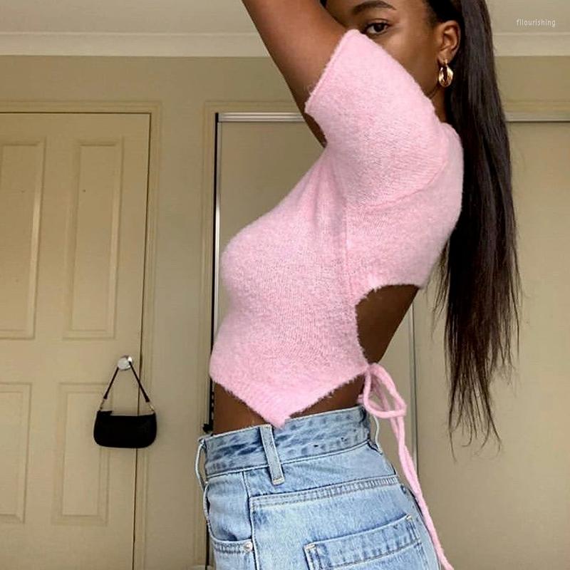 Women's T Shirts Sexy O2022 Summer Pen Waist Hollow Strap Slim Round Neck Short-sleeved Knitted Top T-shirt Graphic Tees Aesthetic Clothes, Pink
Women's T Shirts Sexy O2022 Summer Pen Waist Hollow Strap Slim Round Neck Short-sleeved Knitted Top T-shirt Graphic Tees Aesthetic Clothes, Pink