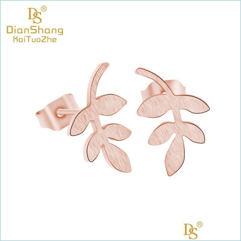 Stud Stud Sje430 Small Leaf Branch Plant Earrings Stainless Steel Earing Jewelry Gold Sier Color Pendientes Mujer Factory Price Drop Dhdrj
Stud Stud Sje430 Small Leaf Branch Plant Earrings Stainless Steel Earing Jewelry Gold Sier Color Pendientes Mujer Factory Price Drop Dhdrj