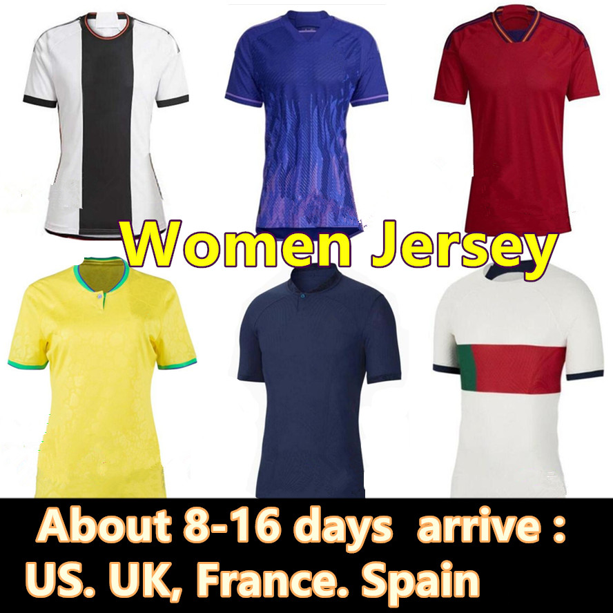 Women Soccer Jerseys 2022 World Cup Football Shirt Brazils Spaines Argentinaes French Woman 22 23 VINIJR MBAPPE STERLING
Women Soccer Jerseys 2022 World Cup Football Shirt Brazils Spaines Argentinaes French Woman 22 23 VINIJR MBAPPE STERLING
