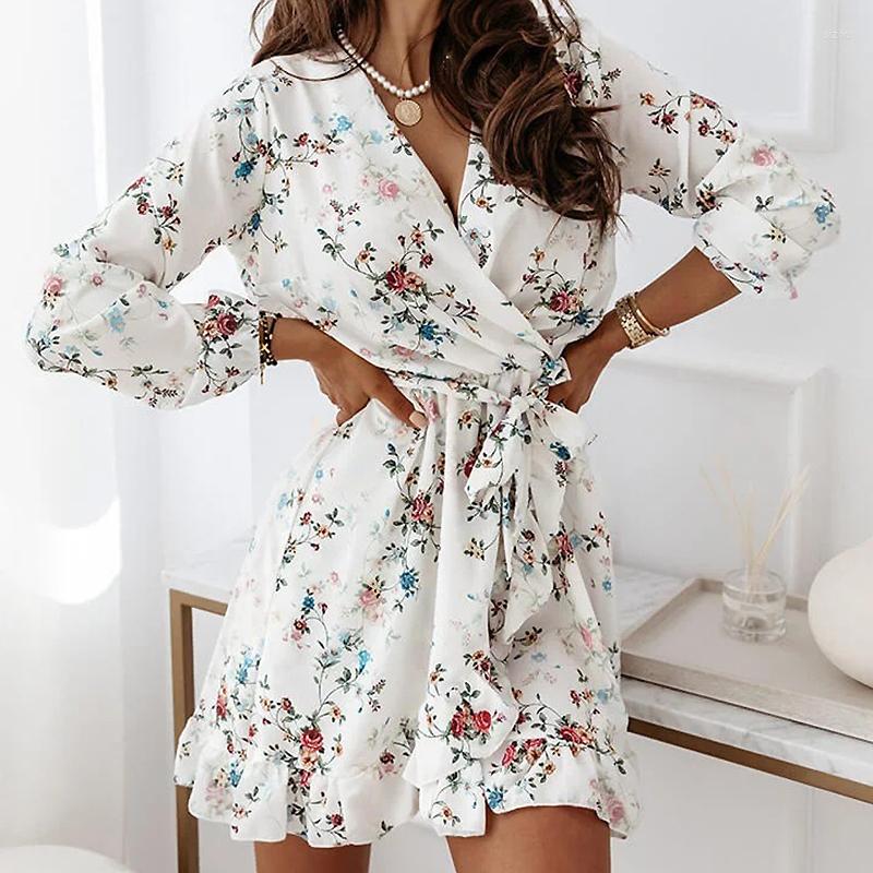 Casual Dresses Hirigin Fashion V-Neck Long Sleeve Beach Party Dress Sexy Irregular Ruffle Floral Print Mini Autumn Women Spring
Casual Dresses Hirigin Fashion V-Neck Long Sleeve Beach Party Dress Sexy Irregular Ruffle Floral Print Mini Autumn Women Spring