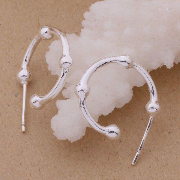 Hoop Earrings AE220 Sterling Fashion Jewelry Bending Of Bamboo /cctakuaa Amzajega Silver Color
Hoop Earrings AE220 Sterling Fashion Jewelry Bending Of Bamboo /cctakuaa Amzajega Silver Color