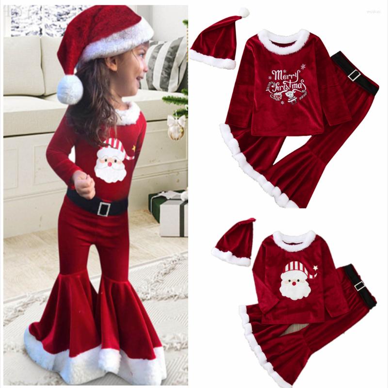 Clothing Sets Girls Christmas Costume Long Sleeve Bell Bottom Velvet Suit Carnival Party Santa Claus Kid's Merry Outfit
Clothing Sets Girls Christmas Costume Long Sleeve Bell Bottom Velvet Suit Carnival Party Santa Claus Kid's Merry Outfit