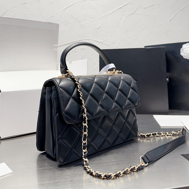 22A Womens Vintage Trendy Lambskin Tote Bags Classic Flap Quilted Top Hand Suitcase Multi Pochette Gold Metal Hardware Matelasse Chain Crossbody Handbags 25CM, Box
22A Womens Vintage Trendy Lambskin Tote Bags Classic Flap Quilted Top Hand Suitcase Multi Pochette Gold Metal Hardware Matelasse Chain Crossbody Handbags 25CM, Box