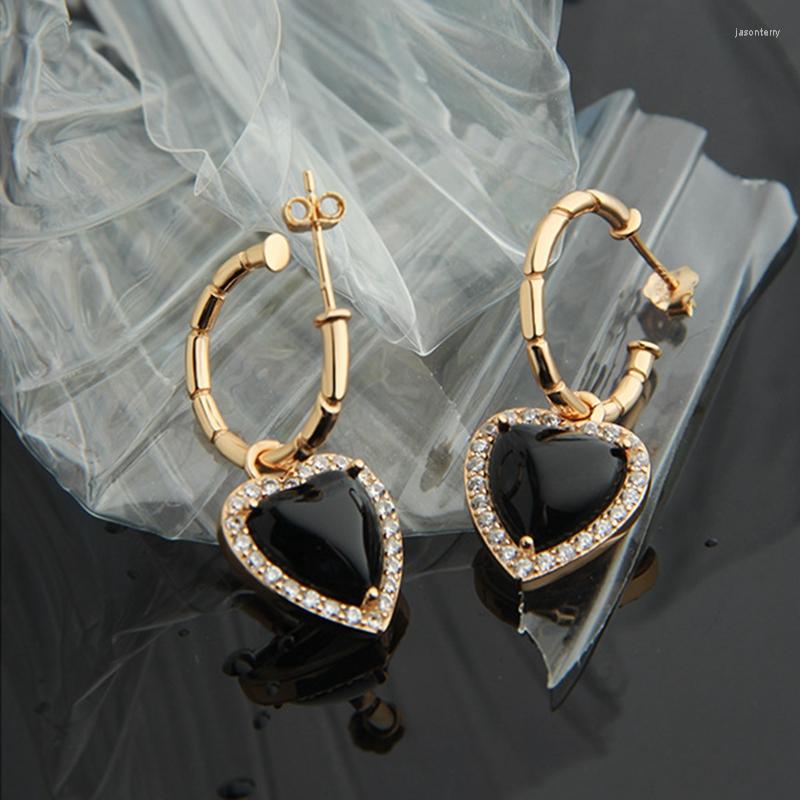 Stud Earrings Silvology 925 Sterling Silver Black Agate Heart Original Design Light Luxury For Women Festival Jewelry
Stud Earrings Silvology 925 Sterling Silver Black Agate Heart Original Design Light Luxury For Women Festival Jewelry