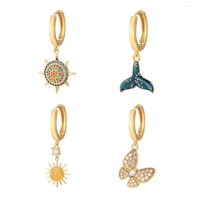 Hoop Earrings Cute Bee Butterfly For Women Cartoon Animals Fashion Jewelry Sun Earring Copper Inlaid Zircon Party Gift
Hoop Earrings Cute Bee Butterfly For Women Cartoon Animals Fashion Jewelry Sun Earring Copper Inlaid Zircon Party Gift