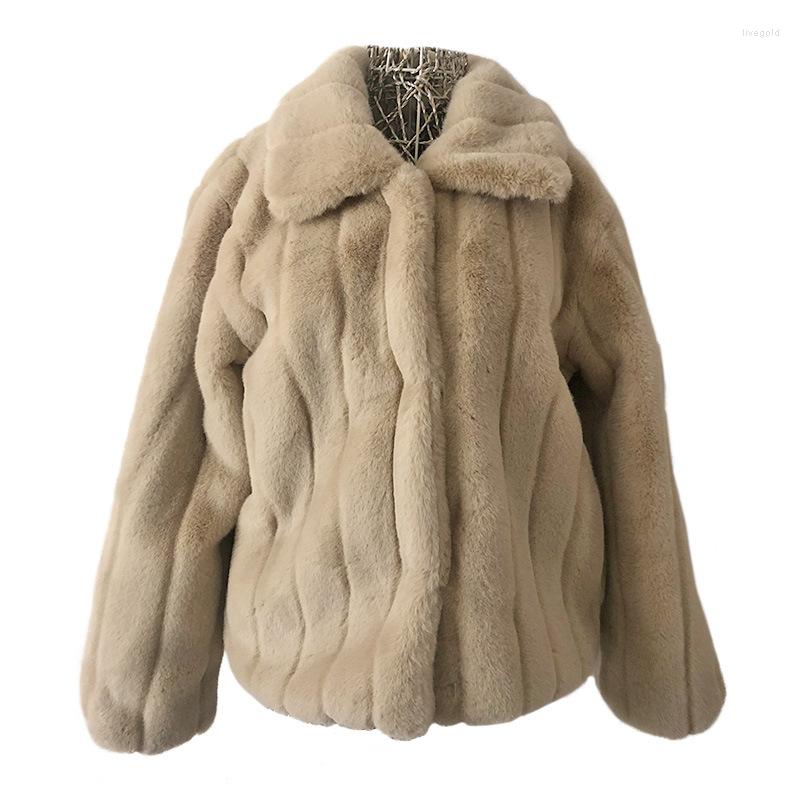 Women' Fur Short Coat Female 2022 Winter Product South Korea Fashion Fake Thick Warm Faux Sweet Jacket, Apricot
Women' Fur Short Coat Female 2022 Winter Product South Korea Fashion Fake Thick Warm Faux Sweet Jacket, Apricot