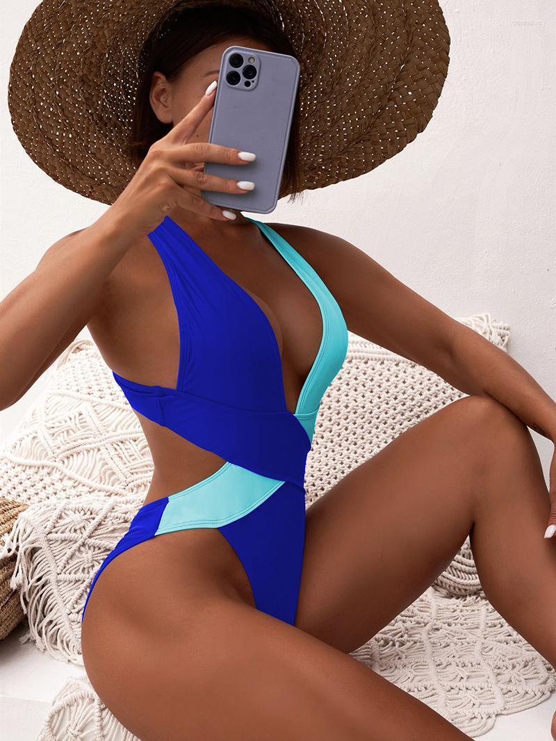 Women' Swimwear Women' One Piece Swimsuit 2022 Sexy Color Patchwork Monokini Deep V Backless Bandage Women Bath Suit Summer Beach, Black
Women' Swimwear Women' One Piece Swimsuit 2022 Sexy Color Patchwork Monokini Deep V Backless Bandage Women Bath Suit Summer Beach, Black