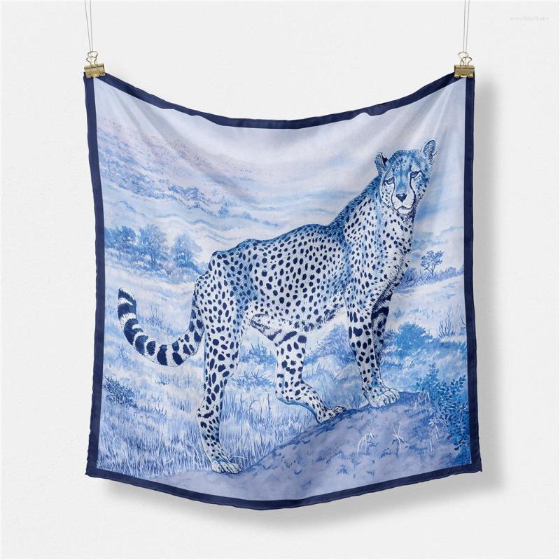 Scarves 100 Twill Silk Scarf Woman Brand Leopard Printed Square Luxury Bandana Small Hijab Foulard Headband 53x53CM Neckerchief
Scarves 100 Twill Silk Scarf Woman Brand Leopard Printed Square Luxury Bandana Small Hijab Foulard Headband 53x53CM Neckerchief