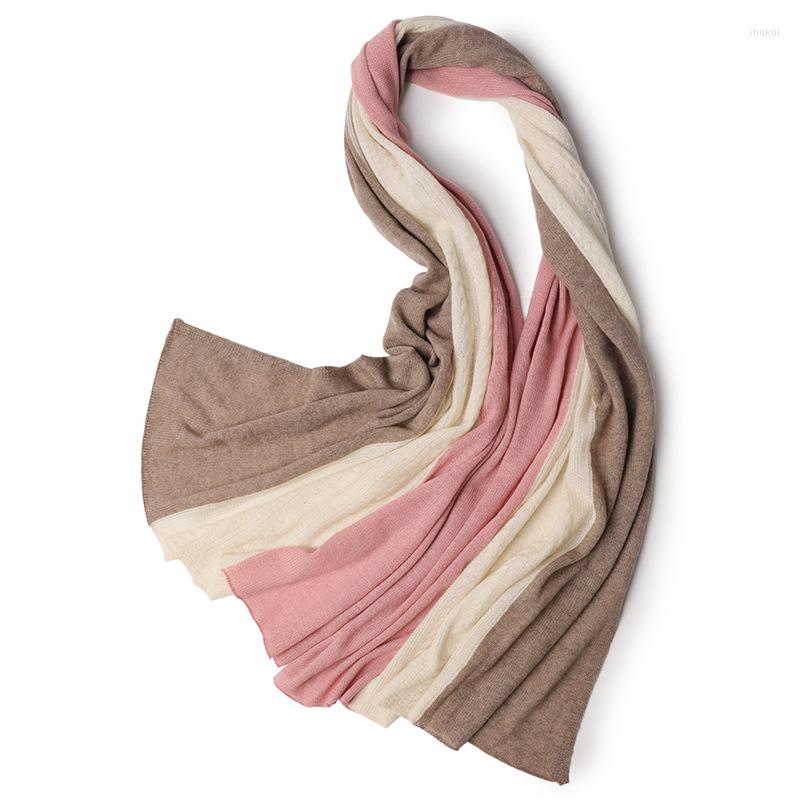 Scarves Knitted Stitching Color Cashmere Scarf Ladies Fashion High-End Oversized Shawl Contrast Sexy Style Autumn Winter
Scarves Knitted Stitching Color Cashmere Scarf Ladies Fashion High-End Oversized Shawl Contrast Sexy Style Autumn Winter