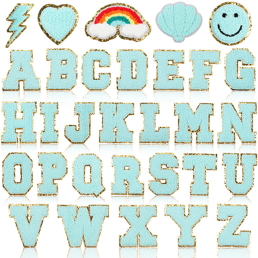 Notions 31 Pieces Glitters Patches Iron on Letters Chenille A-Z Embroidered Decorative Repair Appliques Personalized Stickers for Clothing Shoes Jackets Bags
Notions 31 Pieces Glitters Patches Iron on Letters Chenille A-Z Embroidered Decorative Repair Appliques Personalized Stickers for Clothing Shoes Jackets Bags