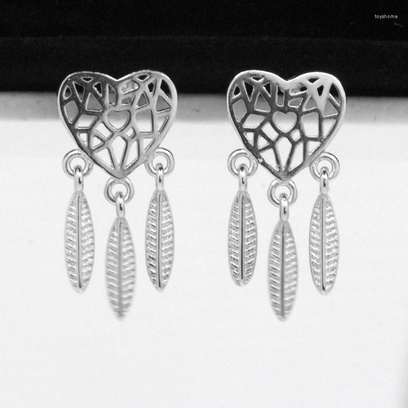 Stud Earrings 925 Sterling Silver Spiritual Feather For Women Girls Dream Catcher Love Heart Female Fine Jewelry
Stud Earrings 925 Sterling Silver Spiritual Feather For Women Girls Dream Catcher Love Heart Female Fine Jewelry