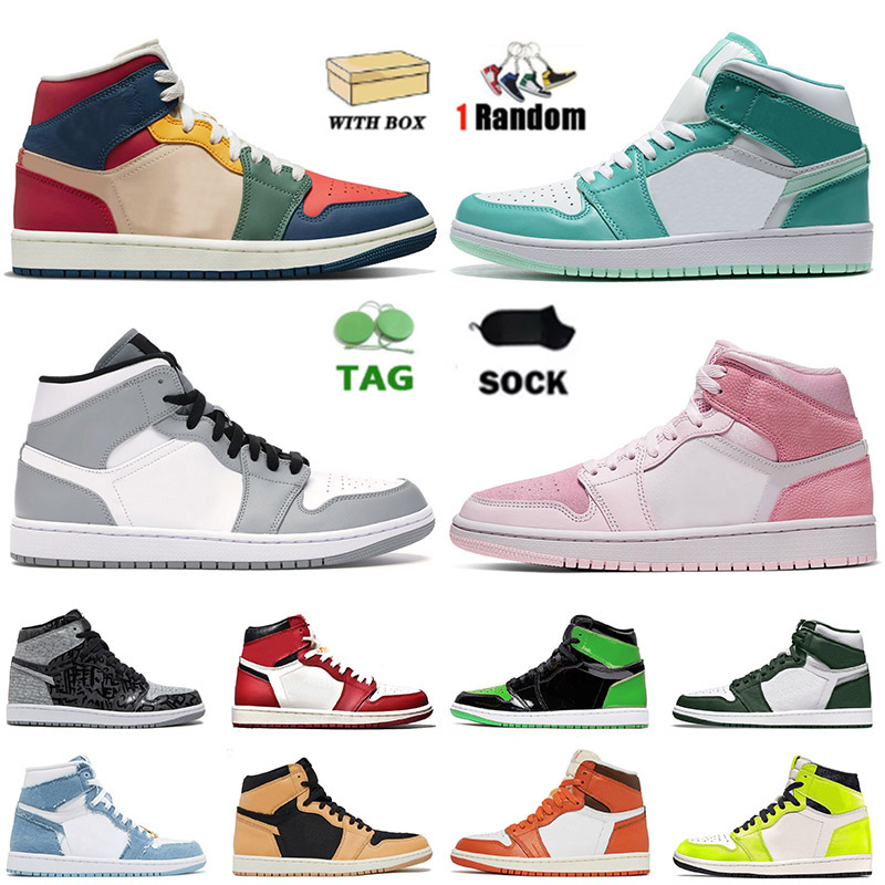 Top Fashion OG 1 High Basketball Shoes Jumpman 1s Starfish Denim Retros J1 Smoke Grey Mid Digital Pink SE Multi Color Unc Dark Mocha Patent Bred Men Women Trainers, A42 36-45
Top Fashion OG 1 High Basketball Shoes Jumpman 1s Starfish Denim Retros J1 Smoke Grey Mid Digital Pink SE Multi Color Unc Dark Mocha Patent Bred Men Women Trainers, A42 36-45