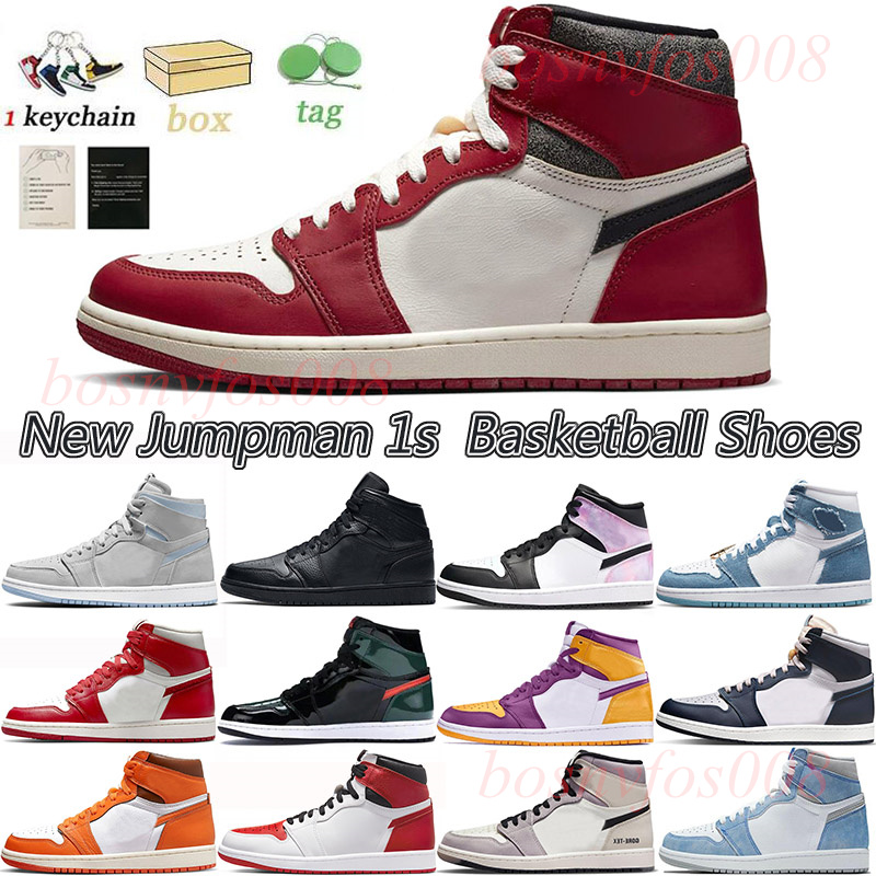 2023 High 1S Basketball Shoes Jumpman 1 Men Women Lost and Found Patent Bred Pony Smoky Mauve TS Fragment University Blue Heritage Trainers Sneakers, Lost and found 36-47
2023 High 1S Basketball Shoes Jumpman 1 Men Women Lost and Found Patent Bred Pony Smoky Mauve TS Fragment University Blue Heritage Trainers Sneakers, Lost and found 36-47