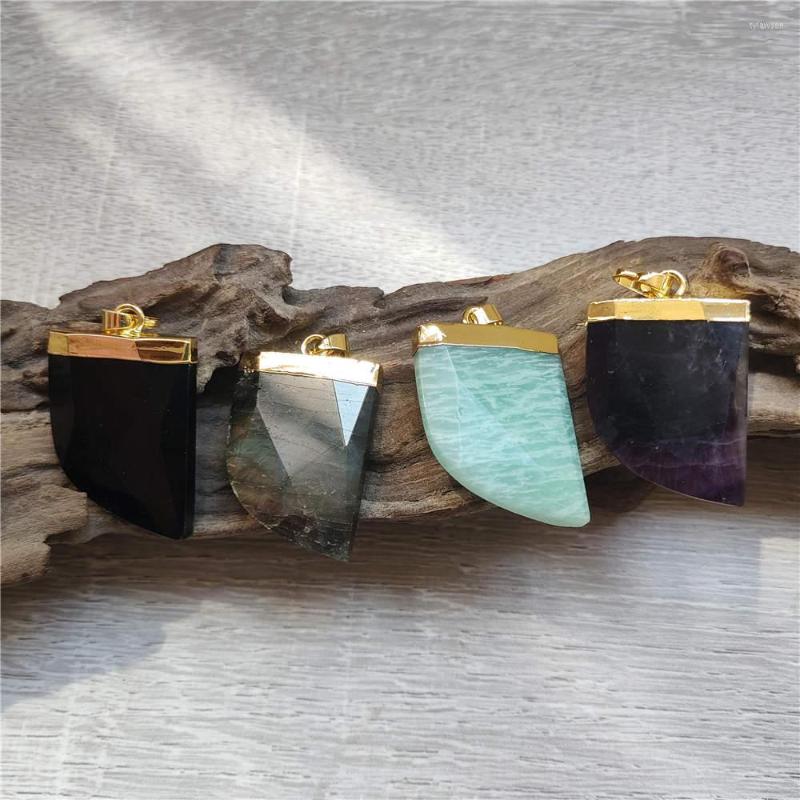 Pendant Necklaces FUWO Natural Quartz Crystal Horn Gold Color Plated Large Sword Shape Stone Accessorie For Necklace Making PD419 5Pcs/Lot
Pendant Necklaces FUWO Natural Quartz Crystal Horn Gold Color Plated Large Sword Shape Stone Accessorie For Necklace Making PD419 5Pcs/Lot