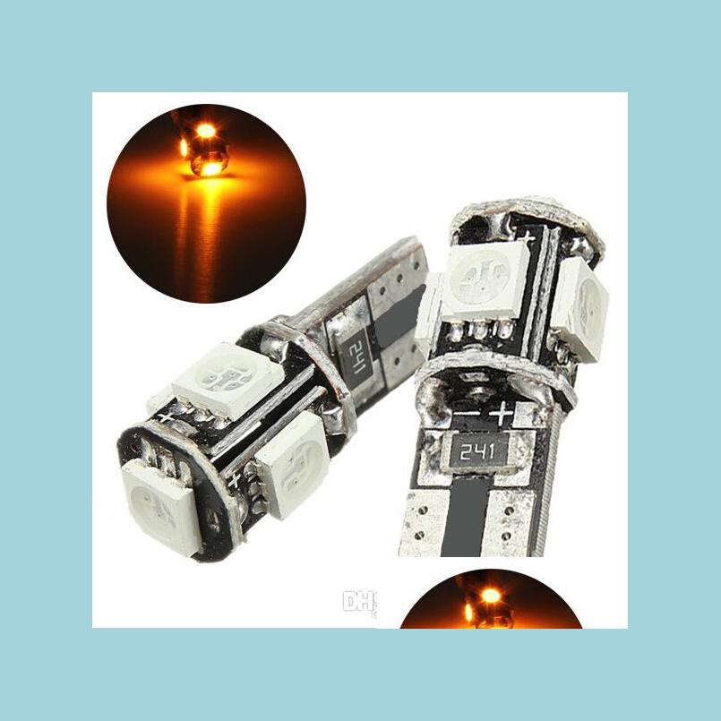 Car Bulbs 500Pcs T10 5Smd 5050 Led Canbus Error Car Lights W5W 194 Light Bbs White Blue Red Pink Green Wholesale Drop Delivery Mobil Dhsdi
Car Bulbs 500Pcs T10 5Smd 5050 Led Canbus Error Car Lights W5W 194 Light Bbs White Blue Red Pink Green Wholesale Drop Delivery Mobil Dhsdi