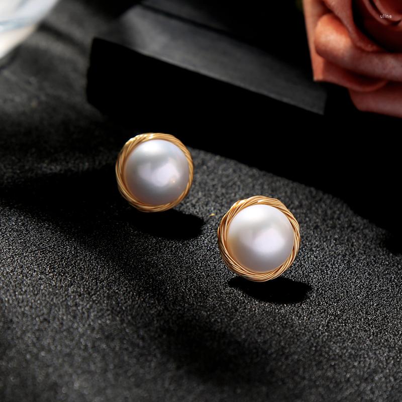 Stud Earrings MOPAI Delicate Natural Freshwater Pearls For Women Gold Color Brass 2022 Minimalist Fashion Jewelry
Stud Earrings MOPAI Delicate Natural Freshwater Pearls For Women Gold Color Brass 2022 Minimalist Fashion Jewelry