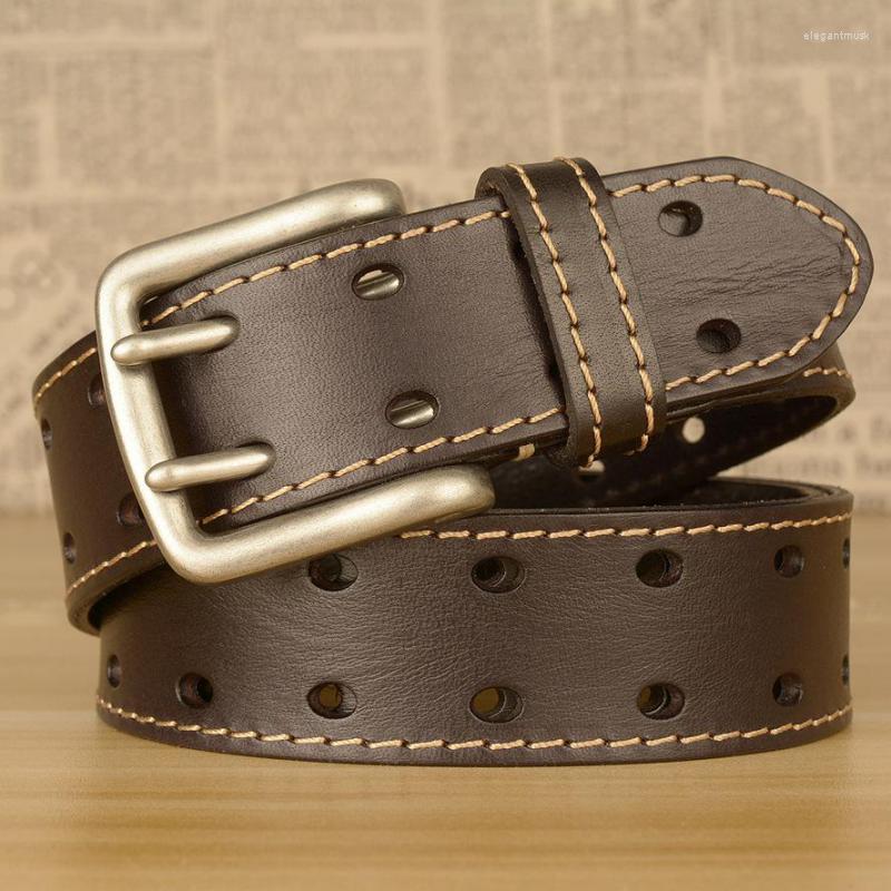 Belts Double-pin Buckle Men's Belt Top Layer Cowhide Car Line Decoration Personalized Hollow Pure Jeans, Black
Belts Double-pin Buckle Men's Belt Top Layer Cowhide Car Line Decoration Personalized Hollow Pure Jeans, Black