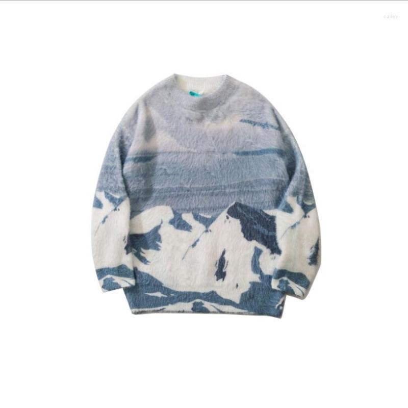Men's Sweaters Snow Mountain Knitted Jumper Streetwear Mens Hip Hop Harajuku Mink Pullover Knitwear Tops Knit Warm Sweater Male W2320
Men's Sweaters Snow Mountain Knitted Jumper Streetwear Mens Hip Hop Harajuku Mink Pullover Knitwear Tops Knit Warm Sweater Male W2320