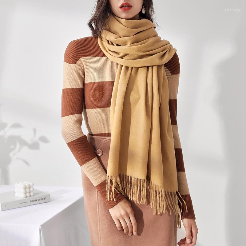 Bandanas Simple Solid Color Female Fashion Women's Scarf Autumn And Winter Tassel Shawl Elegant Dual-use Women
Bandanas Simple Solid Color Female Fashion Women's Scarf Autumn And Winter Tassel Shawl Elegant Dual-use Women
