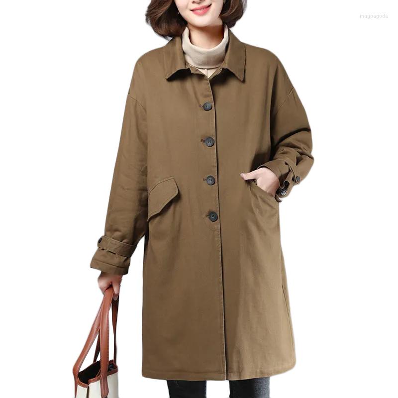 Women's Trench Coats Women's Long Windbreaker Thickened Warm Windproof Jacket Autumn Winter Loose Fashion Casual Coat Cold Cotton, Khaki
Women's Trench Coats Women's Long Windbreaker Thickened Warm Windproof Jacket Autumn Winter Loose Fashion Casual Coat Cold Cotton, Khaki