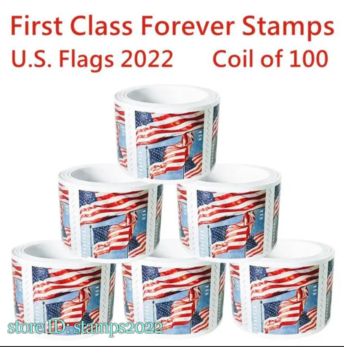 2022 Forever U.S. flag Roll of 100 first class US Postal Service For Wedding Envelopes Thank You Postcard Office Mail Supplies, J;100pcs/set
2022 Forever U.S. flag Roll of 100 first class US Postal Service For Wedding Envelopes Thank You Postcard Office Mail Supplies, J;100pcs/set