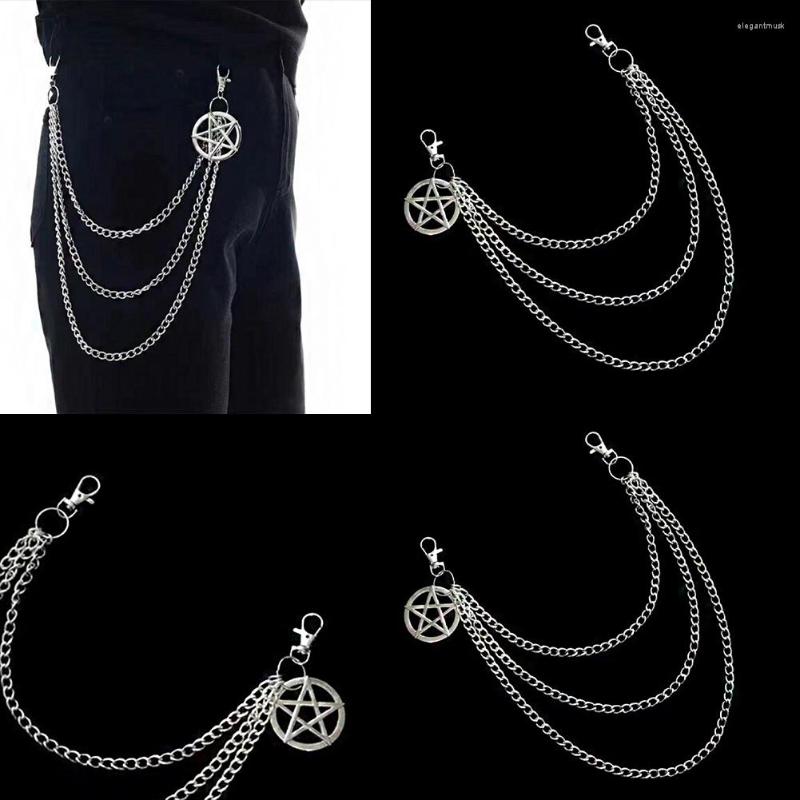 Belts Punk Rock Metal Pants Waist Chain Men Women Key Big Ring Wallet Keychain Jeans Unisex Hip-hop Jewelry Gift, Silver
Belts Punk Rock Metal Pants Waist Chain Men Women Key Big Ring Wallet Keychain Jeans Unisex Hip-hop Jewelry Gift, Silver