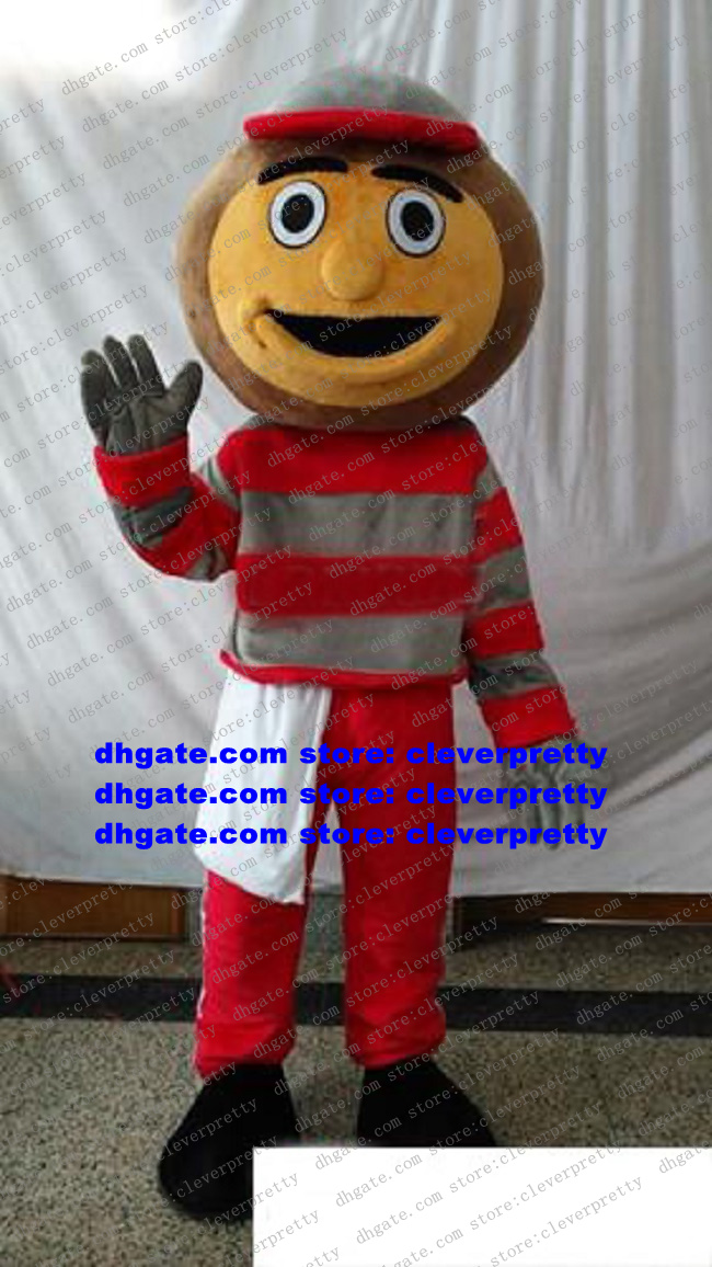 Ohio State Buckeyes Brutus Mascot Costume Adult Cartoon Character Outfit Suit Business Promotion Thanks Will zx295, As in photos
Ohio State Buckeyes Brutus Mascot Costume Adult Cartoon Character Outfit Suit Business Promotion Thanks Will zx295, As in photos