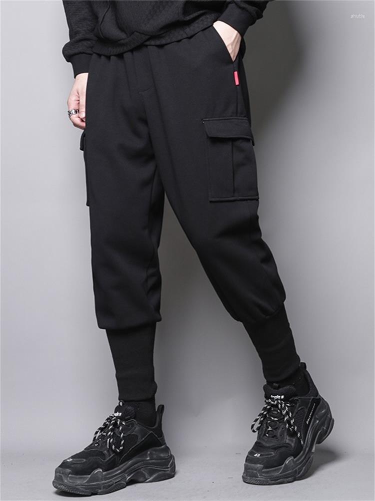 Men' Pants Men' Dark Slim Pocket Decorative Ribbon Casual Black Knit Large Size Sports
Men' Pants Men' Dark Slim Pocket Decorative Ribbon Casual Black Knit Large Size Sports