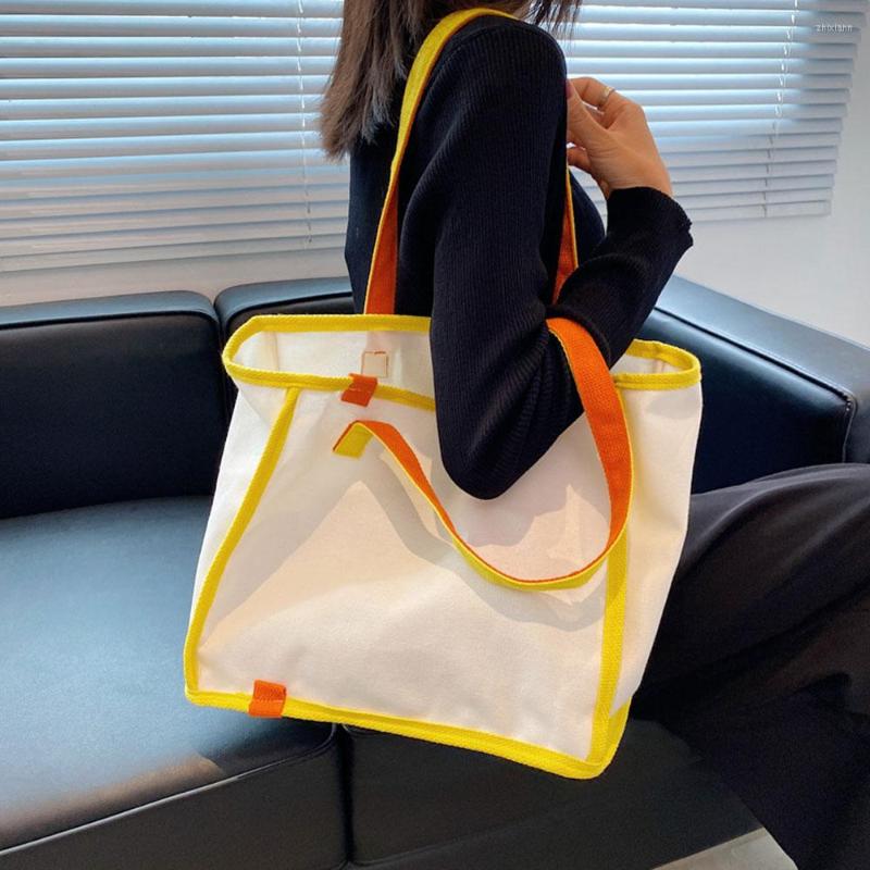 Evening Bags Casual Women's Canvas Shoulder Fashion Female Large Simple Handbags Trend Street Ladies High Capacity Shopping Storage Tote, Yellow
Evening Bags Casual Women's Canvas Shoulder Fashion Female Large Simple Handbags Trend Street Ladies High Capacity Shopping Storage Tote, Yellow