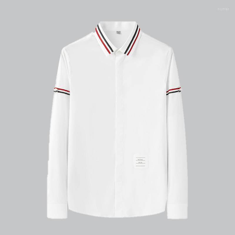 Men's Casual Shirts Men's Solid White Long Sleeve Shirt Men Strip With Collar High Quality Business Dress Mens Fashion Cothing
Men's Casual Shirts Men's Solid White Long Sleeve Shirt Men Strip With Collar High Quality Business Dress Mens Fashion Cothing