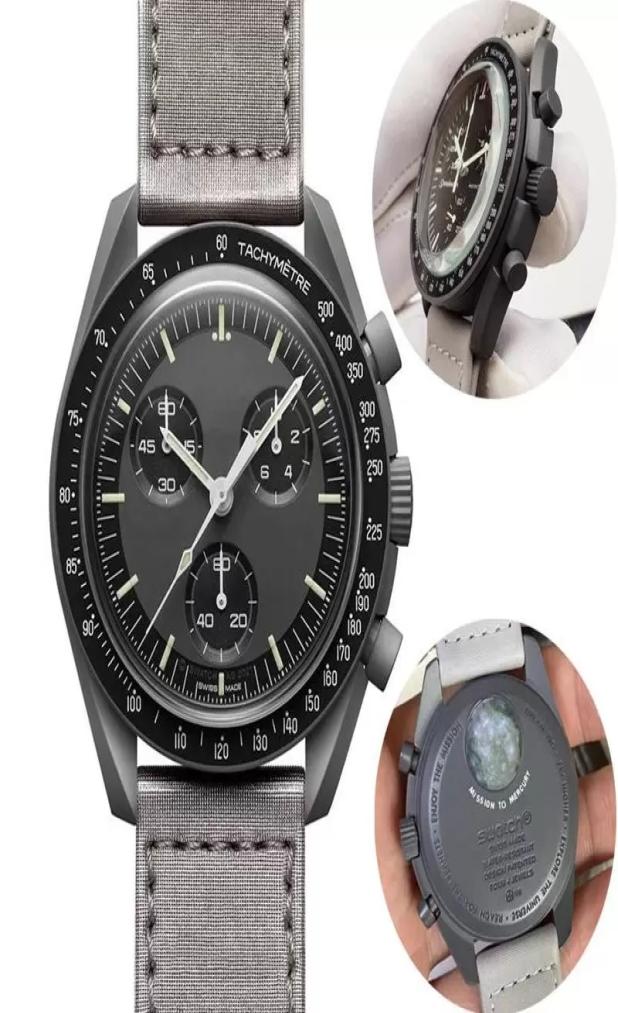 Bioceramic Moonswatch Quarz Chronograph Mens Watch Mission To Saturn 42mm Nylon Luxury Mercury Watch James Montre De Luxe Limited 4024119
Bioceramic Moonswatch Quarz Chronograph Mens Watch Mission To Saturn 42mm Nylon Luxury Mercury Watch James Montre De Luxe Limited 4024119