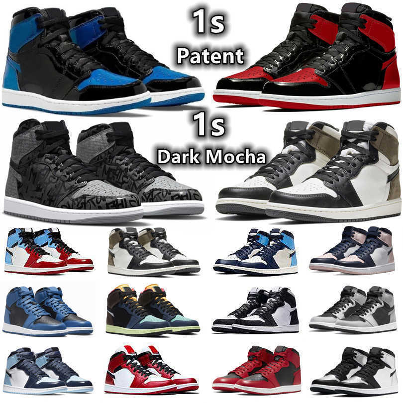 Basketball Shoes Sneakers Royal Dark Mocha Blue Bubble Gum Obsidian Shadow Toe Jumpman 1 1S Mens Rebellionaire Bred Patent Men Women URET WQGV
Basketball Shoes Sneakers Royal Dark Mocha Blue Bubble Gum Obsidian Shadow Toe Jumpman 1 1S Mens Rebellionaire Bred Patent Men Women URET WQGV