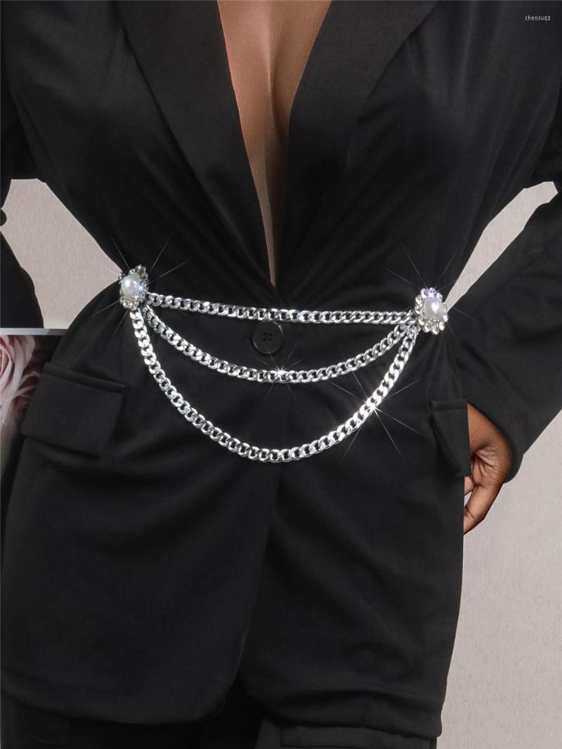 Belts Fashion Pants Waist Chain Clothing Accessories Multi-layer Hip Hop Tassels Diamonds Appearance Choker Jewelry Gifts, Silver
Belts Fashion Pants Waist Chain Clothing Accessories Multi-layer Hip Hop Tassels Diamonds Appearance Choker Jewelry Gifts, Silver