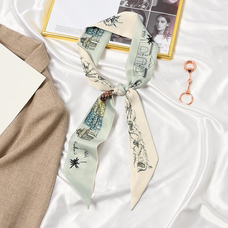 Scarves 7x120cm French Geometric Design Skinny Neck Tie Handchief Band Scarf Small Bowknot Print Silk Decorate Bag Handle Ribbon
Scarves 7x120cm French Geometric Design Skinny Neck Tie Handchief Band Scarf Small Bowknot Print Silk Decorate Bag Handle Ribbon
