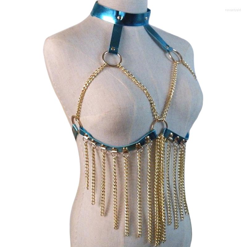 Belts Women Leather Tassel Chain Body Top Spandex Adjust Cage Harness Sexy Rock Goth Harajuku, Black
Belts Women Leather Tassel Chain Body Top Spandex Adjust Cage Harness Sexy Rock Goth Harajuku, Black