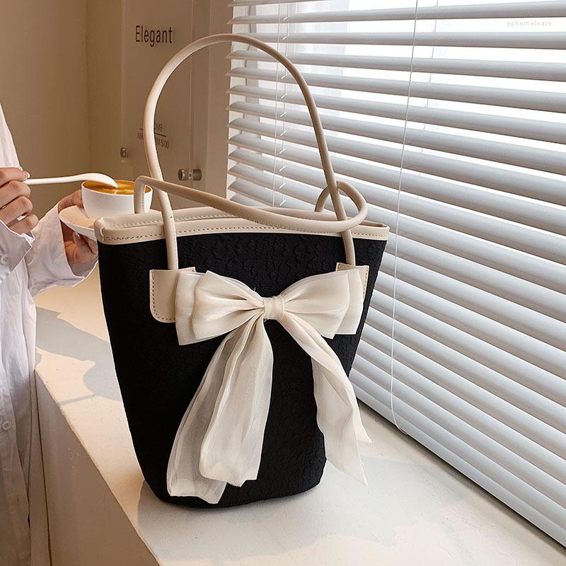 Evening Bags For Women 2022 Luxury Handbags Bolso Fashion Retro Handbag Female Shoulder Bag Bucket Bowknot, Black
Evening Bags For Women 2022 Luxury Handbags Bolso Fashion Retro Handbag Female Shoulder Bag Bucket Bowknot, Black