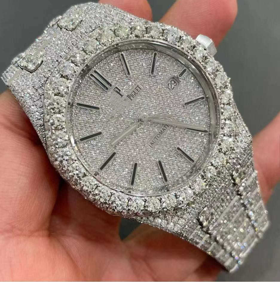 Wristwatches Full Diamond Mens Watch 42mm Automatic Mechanical Diamonds Bezel Watches Sapphire Waterproof Wristwatch Fashion Wristwatches Montre De Luxe, Colour 4
Wristwatches Full Diamond Mens Watch 42mm Automatic Mechanical Diamonds Bezel Watches Sapphire Waterproof Wristwatch Fashion Wristwatches Montre De Luxe, Colour 4