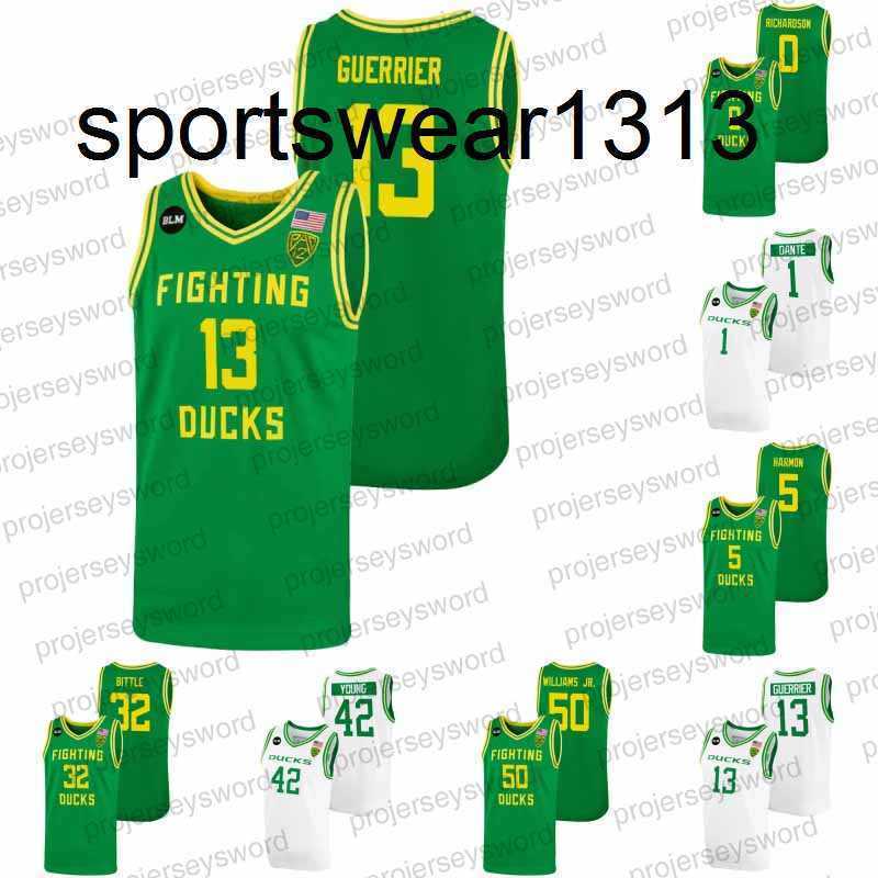 Oregon Ducks 2022 College Basketball Jersey 0 Will Richardson 1 N'Faly Dante 5 De'Vion Harmon 13 Quincy Guerrier 32 Nathan Bittle 42 Jacob, 0 green
Oregon Ducks 2022 College Basketball Jersey 0 Will Richardson 1 N'Faly Dante 5 De'Vion Harmon 13 Quincy Guerrier 32 Nathan Bittle 42 Jacob, 0 green
